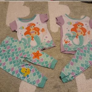 3 pairs* 12 months girl pajamas